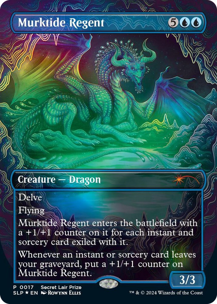 Murktide Regent #17 P - Secret Lair Showdown Pokemon card
