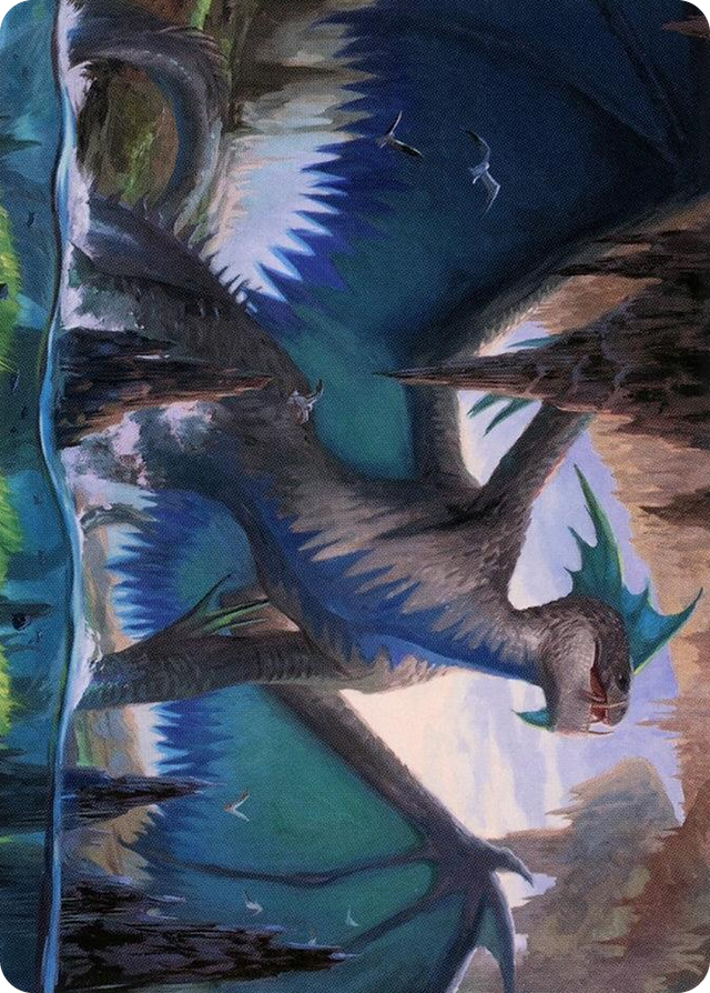 0020 Murktide Regent Art Card S Art Series: Modern Horizons 2