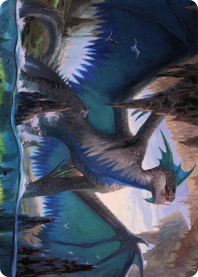 0020 Murktide Regent Art Card S Art Series: Modern Horizons 2