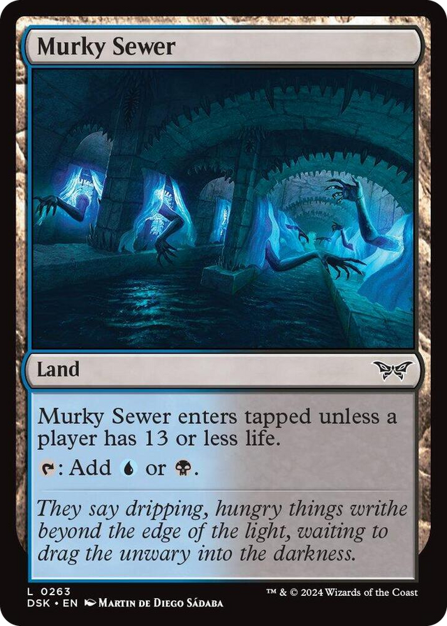 0263 Murky Sewer L Duskmourn: House of Horror