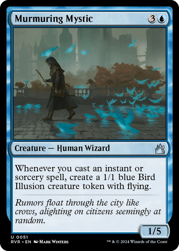 Murmuring Mystic #51 U - Ravnica Remastered Pokemon card