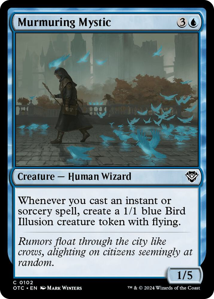 0102 Murmuring Mystic C Commander: Outlaws of Thunder Junction
