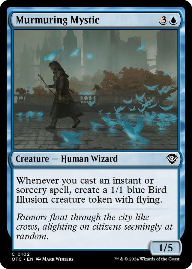 0102 Murmuring Mystic C Commander: Outlaws of Thunder Junction