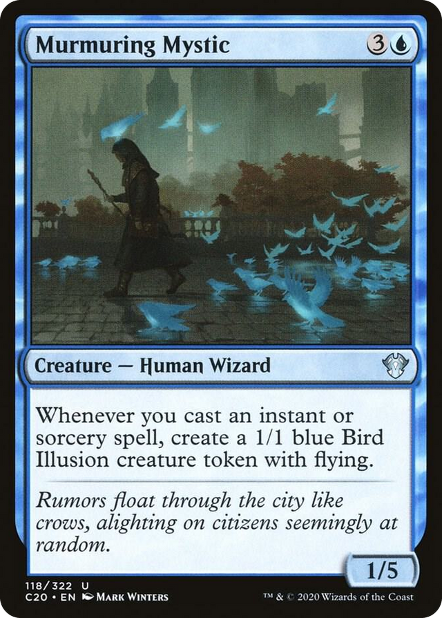0118 Murmuring Mystic U Commander 2020