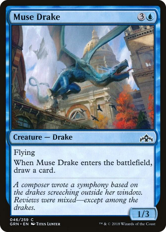 0046 Muse Drake C Guilds of Ravnica