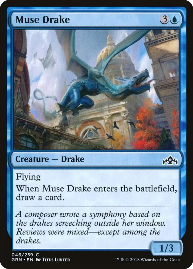 0046 Muse Drake C Guilds of Ravnica