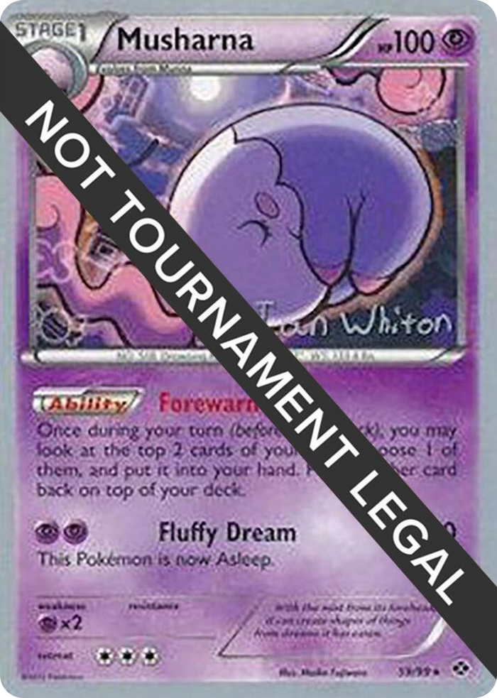 0059 Musharna - 2013 (Ian Whiton) Rare World Championship Decks
