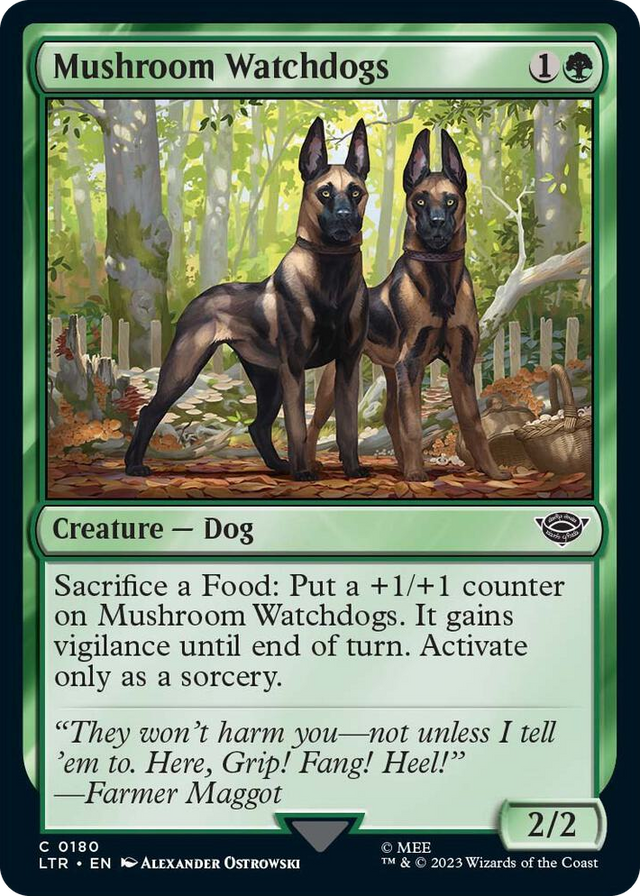 0180 Mushroom Watchdogs C Universes Beyond: The Lord of the Rings: Tales of Middle-earth