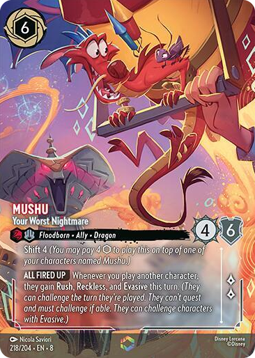 0218 Mushu - Your Worst Nightmare (Enchanted) Enchanted Reign of Jafar