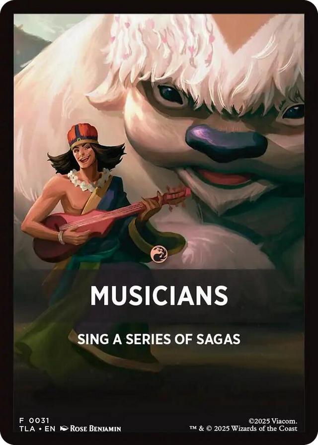 0031 Musicians Theme Card T The Last Airbender