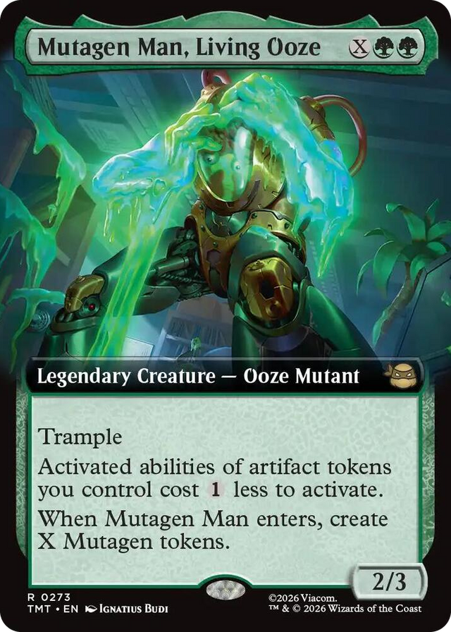 0273 Mutagen Man, Living Ooze (Extended Art) R Teenage Mutant Ninja Turtles
