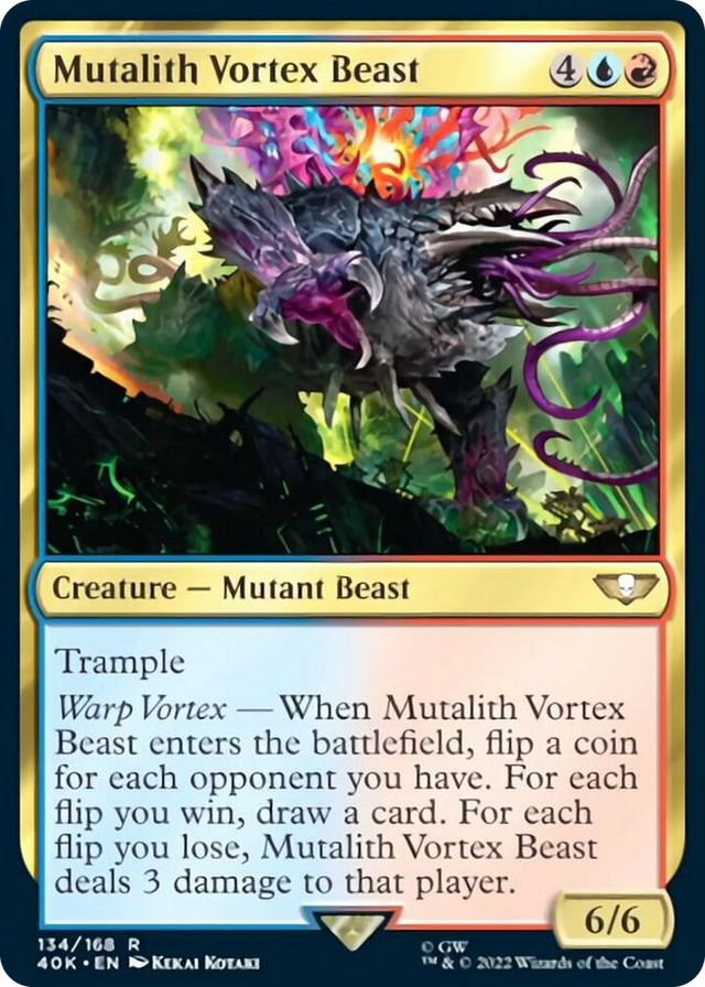 0134 Mutalith Vortex Beast R Universes Beyond: Warhammer 40,000
