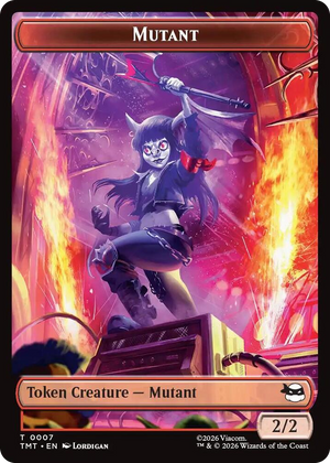 0007 Mutant // Ninja Turtle Spirit Double-Sided Token T Teenage Mutant Ninja Turtles