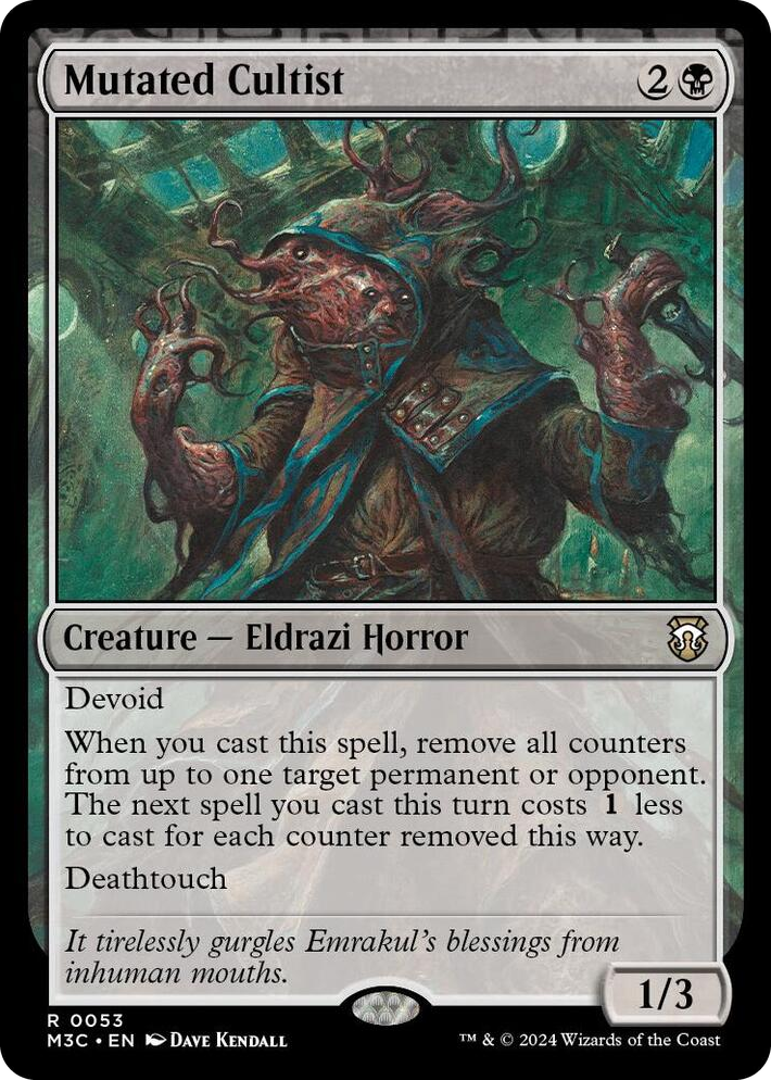 0053 Mutated Cultist R Commander: Modern Horizons 3