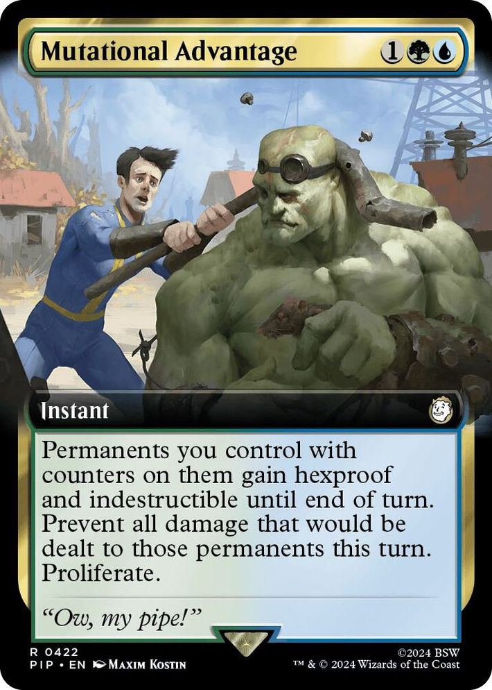 0422 Mutational Advantage (Extended Art) R Universes Beyond: Fallout