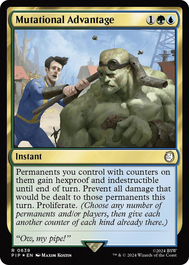 0639 Mutational Advantage (Surge Foil) R Universes Beyond: Fallout