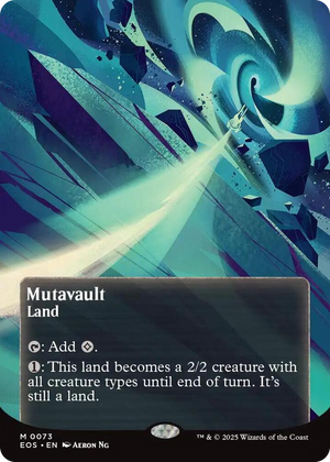 0073 Mutavault (0073) (Borderless) M Edge of Eternities: Stellar Sights