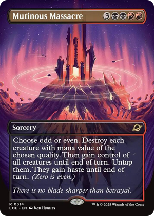 0314 Mutinous Massacre (Borderless) R Edge of Eternities