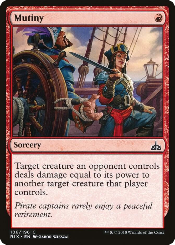 0106 Mutiny C Rivals of Ixalan