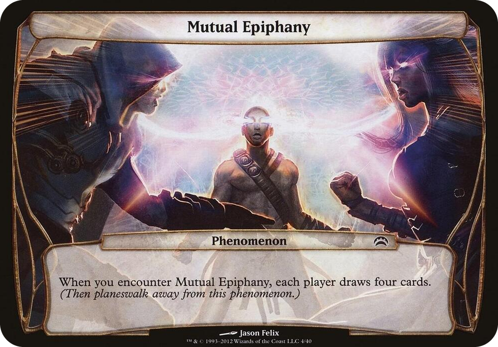 0004 Mutual Epiphany (Planechase 2012) S Oversize Cards