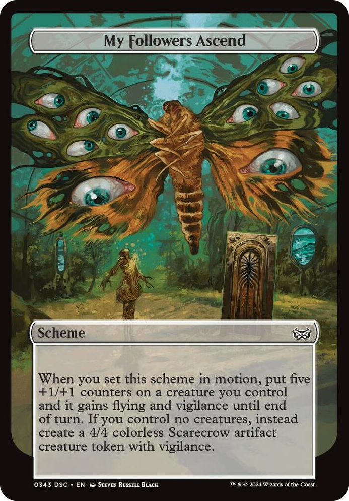0343 My Followers Ascend (Full Art) C Archenemy: Duskmourn