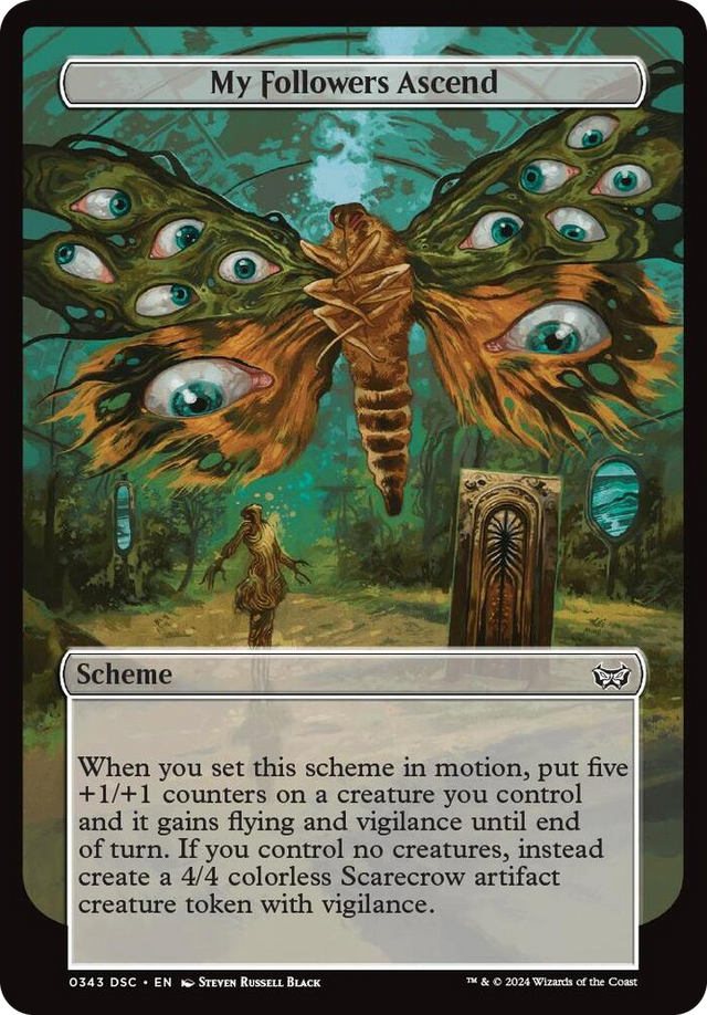 0343 My Followers Ascend (Full Art) C Archenemy: Duskmourn