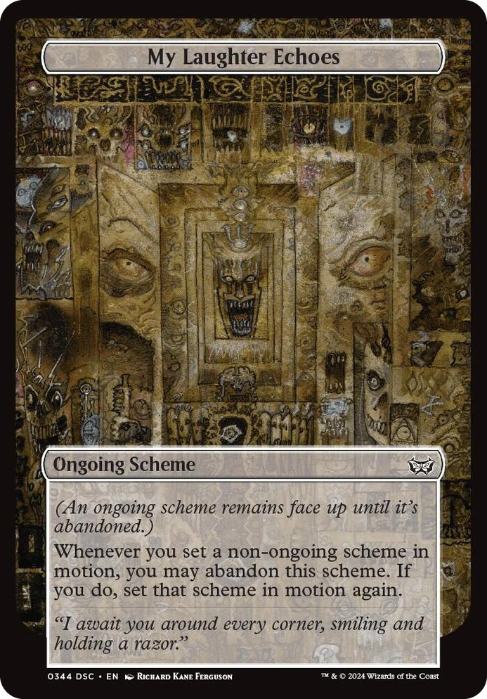 0344 My Laughter Echoes (Full Art) C Archenemy: Duskmourn