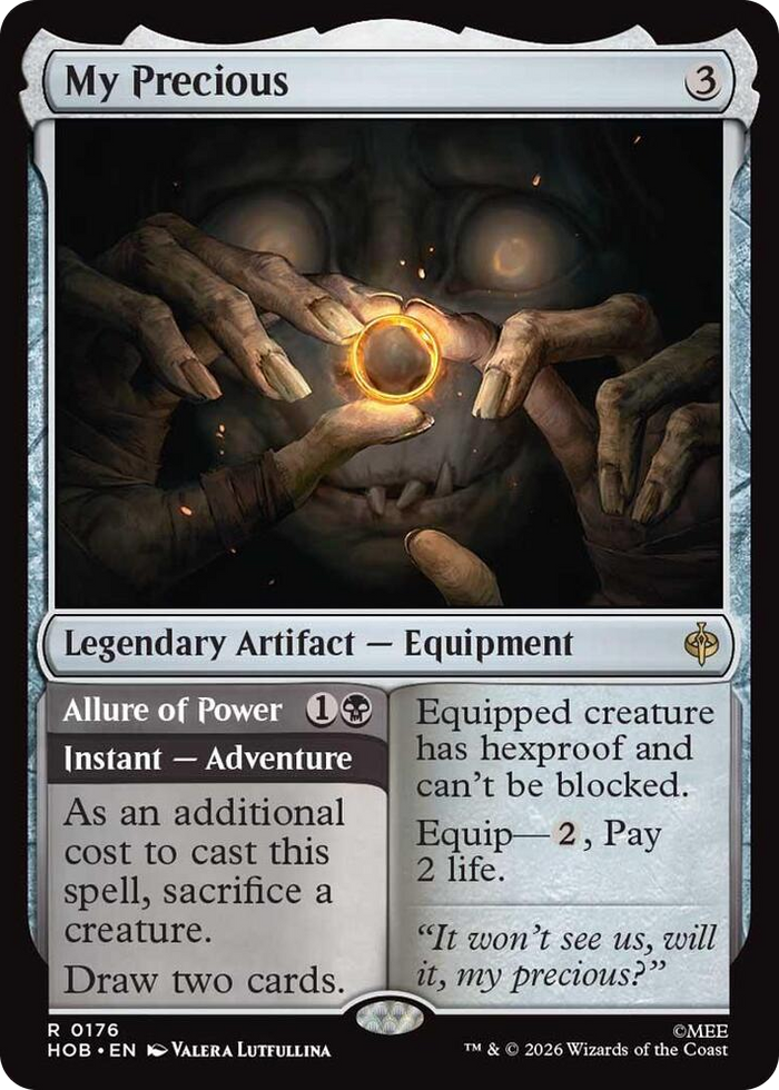 My Precious #176 R - The Hobbit Pokemon card