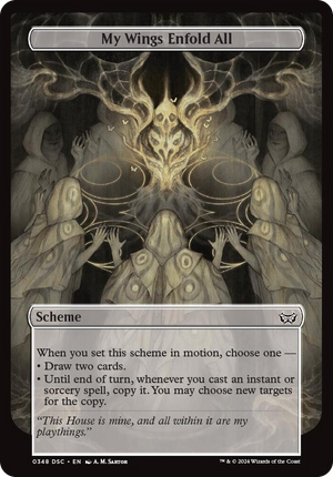0348 My Wings Enfold All (Full Art) C Archenemy: Duskmourn