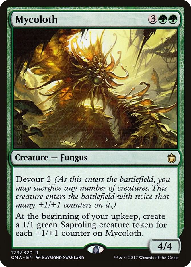 Mycoloth #129 R - Commander Anthology Pokemon card