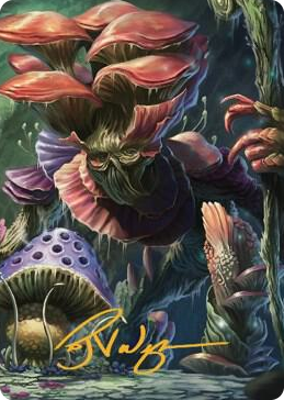 0024 Myconid Adult Art Card (Gold-Stamped Signature) S Art Series: Commander Legends: Battle for Baldur's Gate