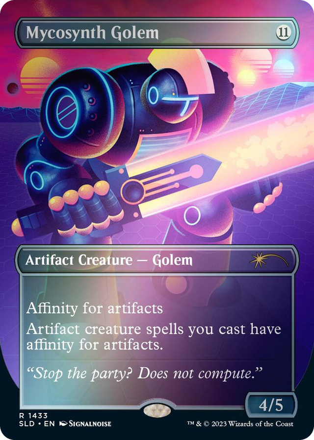 1433 Mycosynth Golem (Rainbow Foil) R Secret Lair Drop Series