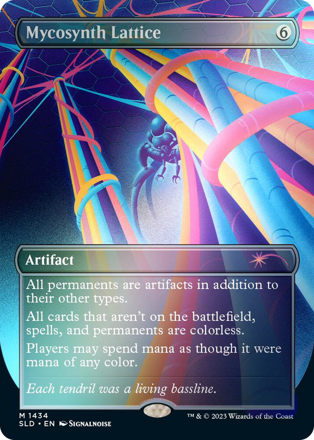 1434 Mycosynth Lattice (Rainbow Foil) M Secret Lair Drop Series
