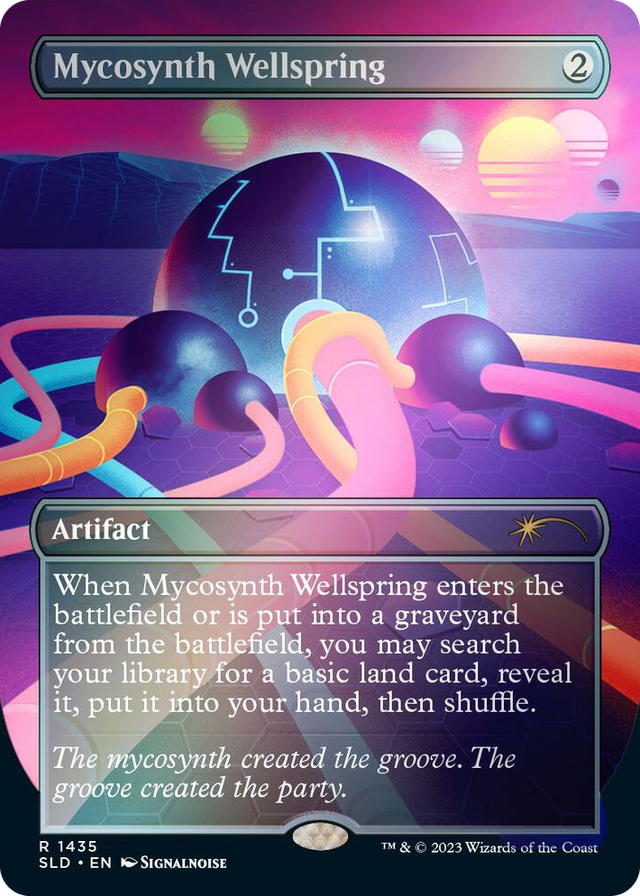 1435 Mycosynth Wellspring (Rainbow Foil) R Secret Lair Drop Series