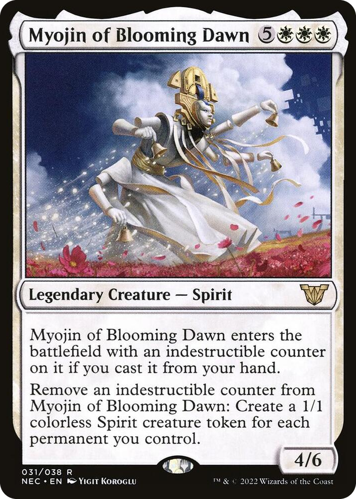 0031 Myojin of Blooming Dawn R Commander: Kamigawa: Neon Dynasty
