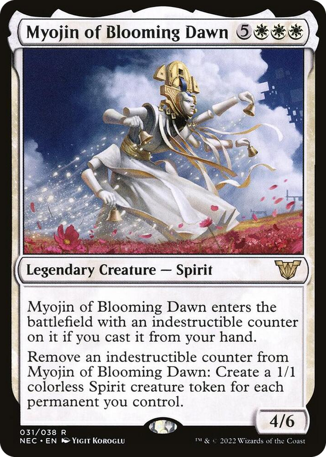 0031 Myojin of Blooming Dawn R Commander: Kamigawa: Neon Dynasty
