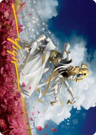 0033 Myojin of Blooming Dawn Art Card (Gold-Stamped Signature) S Art Series: Kamigawa: Neon Dynasty