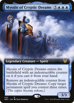 0052 Myojin of Cryptic Dreams (Extended Art) R Commander: Kamigawa: Neon Dynasty