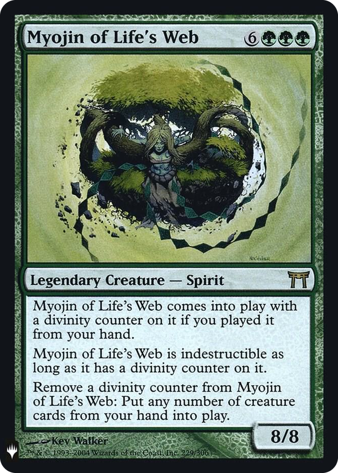 Myojin of Life's Web #229 R - The List Reprints Pokemon card
