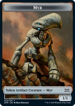 0024 Myr (024) // Shapeshifter Double-Sided Token T Double Masters