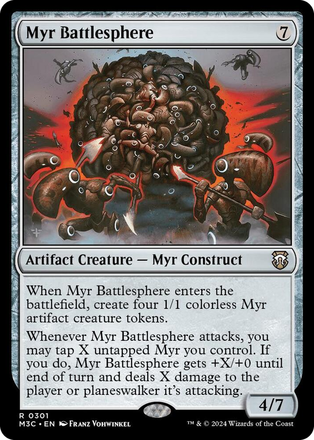 0301 Myr Battlesphere R Commander: Modern Horizons 3