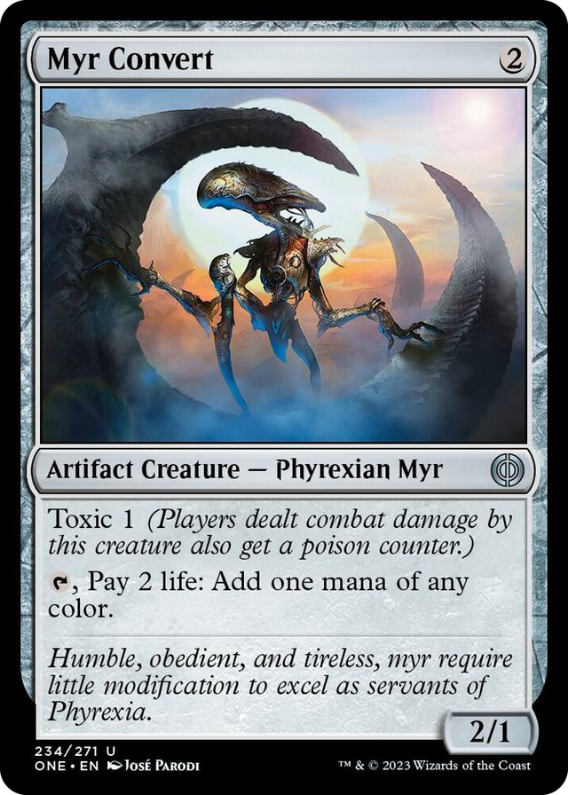 0234 Myr Convert U Phyrexia: All Will Be One