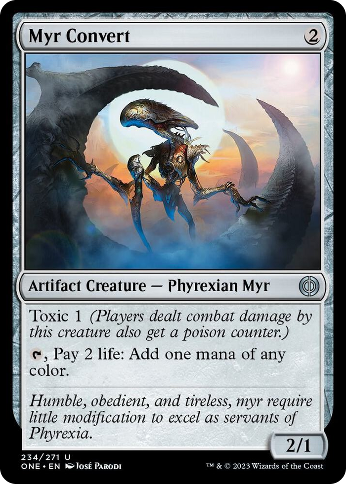 Myr Convert #234 U - Phyrexia: All Will Be One Pokemon card
