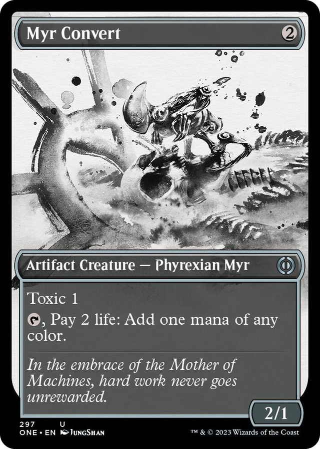 0297 Myr Convert (Showcase) U Phyrexia: All Will Be One