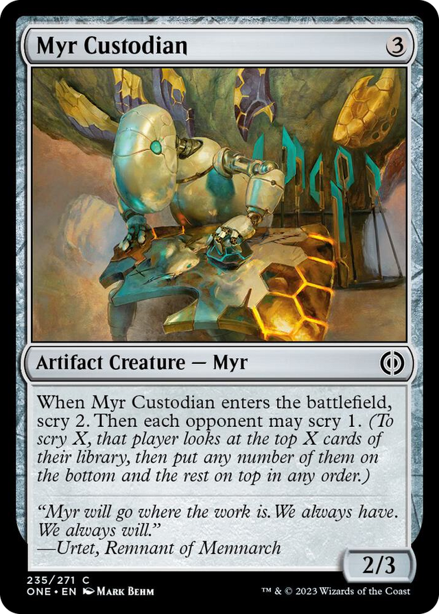 0235 Myr Custodian C Phyrexia: All Will Be One