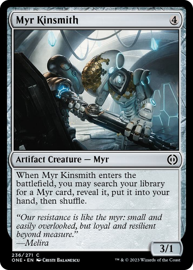 0236 Myr Kinsmith C Phyrexia: All Will Be One
