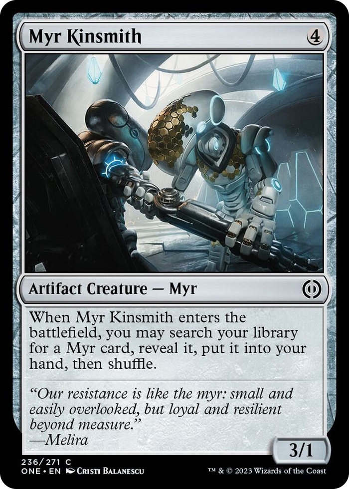 Myr Kinsmith #236 C - Phyrexia: All Will Be One Pokemon card