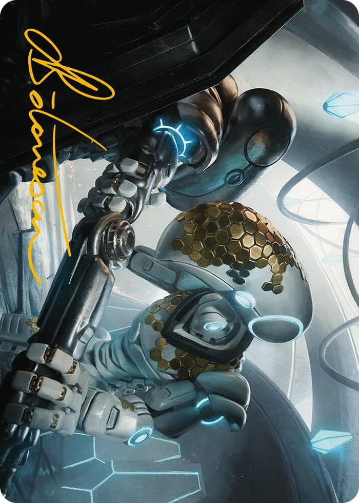 Myr Kinsmith Art Card (Gold-Stamped Signature) #56 S - Art Series: Phyrexia: All Will Be One Pokemon card