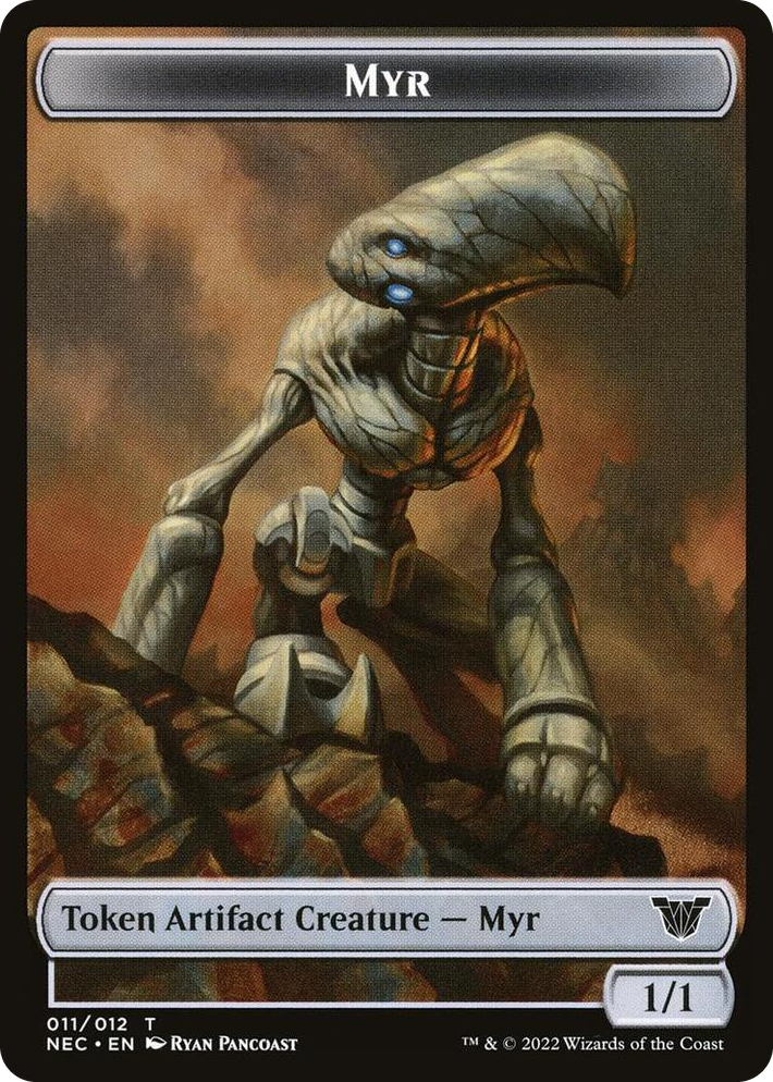 0011 Myr // Pilot Double-Sided Token T Commander: Kamigawa: Neon Dynasty