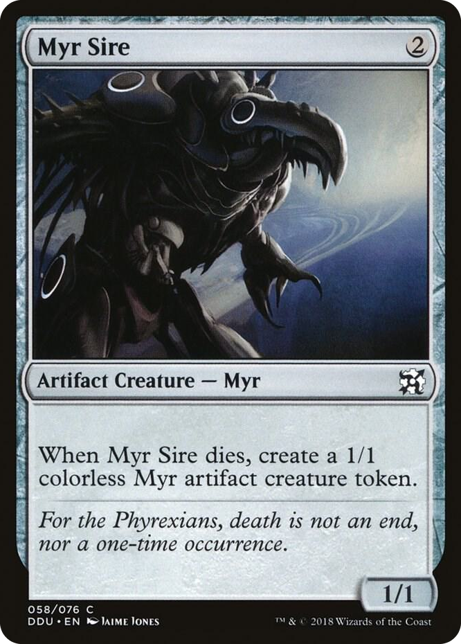 0058 Myr Sire C Duel Decks: Elves vs. Inventors